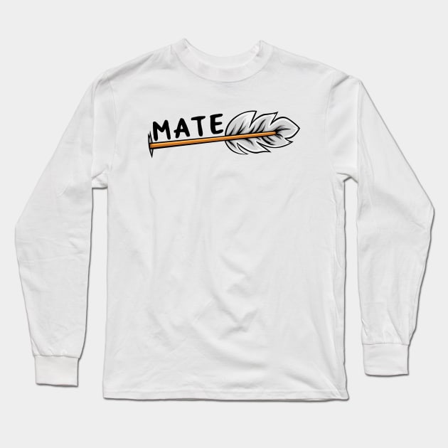 Couple Soulmate Long Sleeve T-Shirt by RCM Graphix